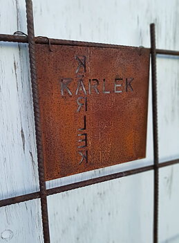 Trädgårdsskylt - Kärlek 