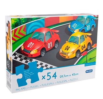 Pussel Rallybilar 54 bitar
