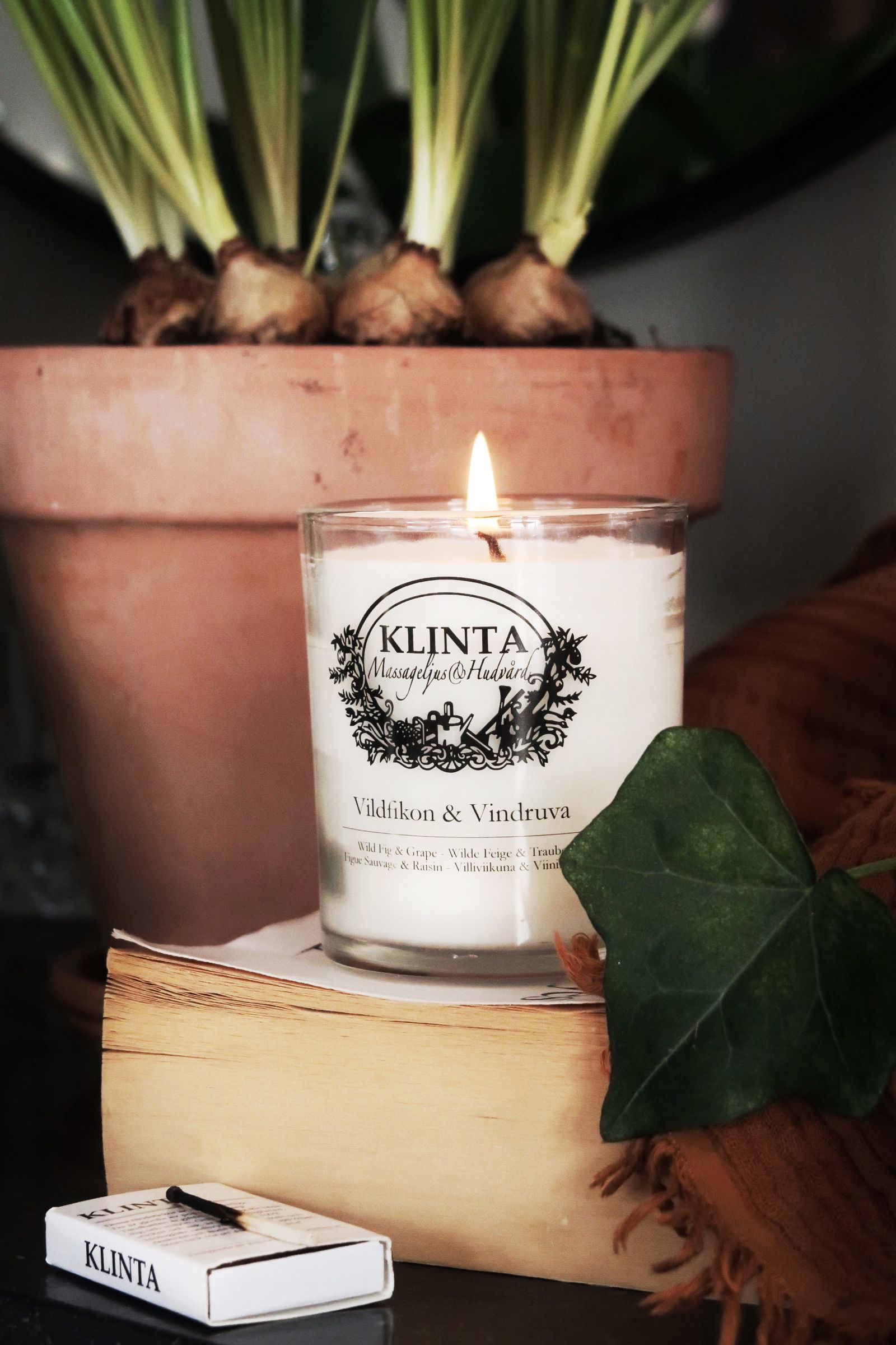 Klinta massageljus/doftljus - Vildfikon & Vindruva - 2
