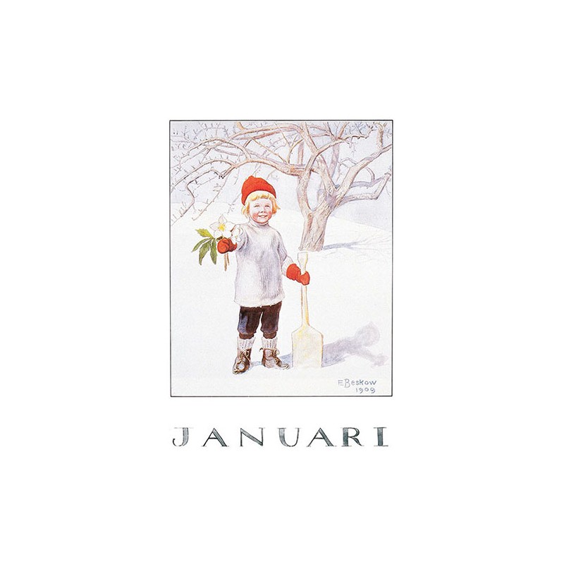 Månadsbilder Vykort Elsa Beskow - 4