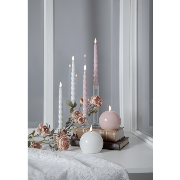 LED Antikljus Flamme Shine Rosa 2-pack  - 4