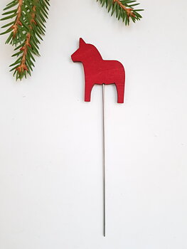 Provsticka Dalahäst Röd