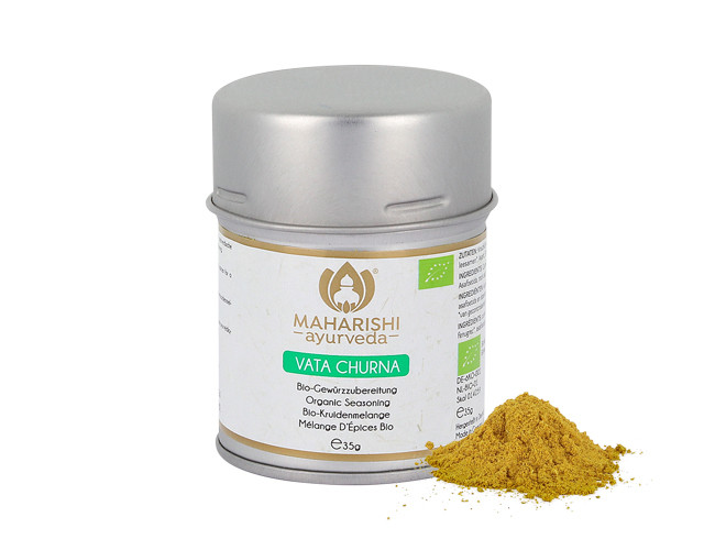 Maharishi Ayurveda Vata Churna 35g EKO Örter & Kryddor Naturlig Veda Lila