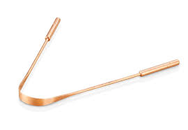 Tongue scraper (copper with handles)