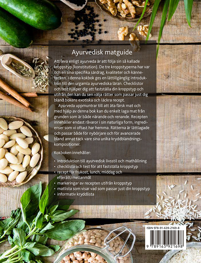 Ayurvedisk vegetarisk kokbok 200 sidor. Inbunden. - 5