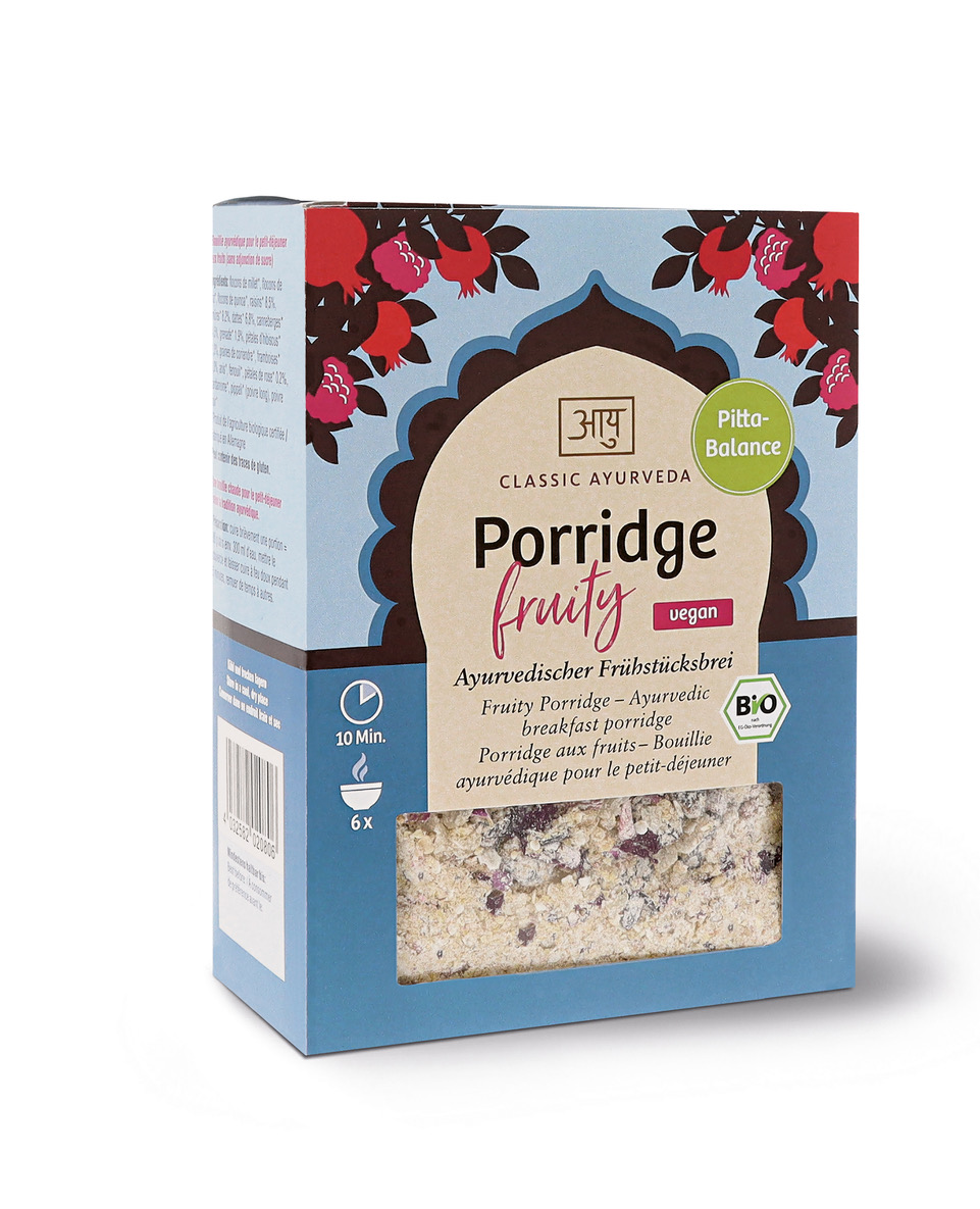 Gröt frukt Pitta, eko 480 gr. Classic Ayurveda 