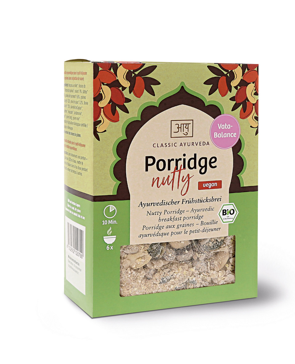 Gröt nötter Vata, eko 480gr. Classic Ayurveda