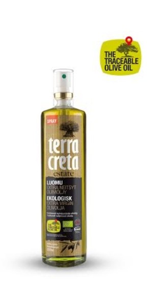 Terra Creta, Ekologisk Extra Virgin Olivolja Spray, 250 ml