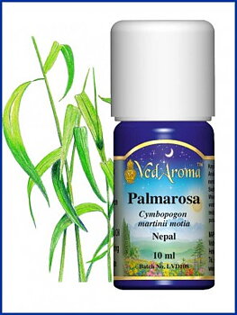 Cymbopogon martinii organic essential oil