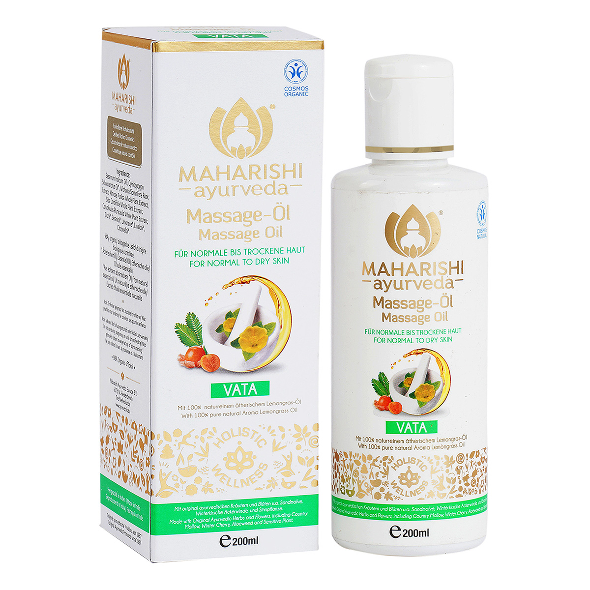 Vata massageolja eko. 200ml Magarishi ayurveda