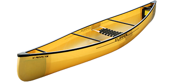  Clipper Canoes 14' Prospector Solo Kevlar Duraflex