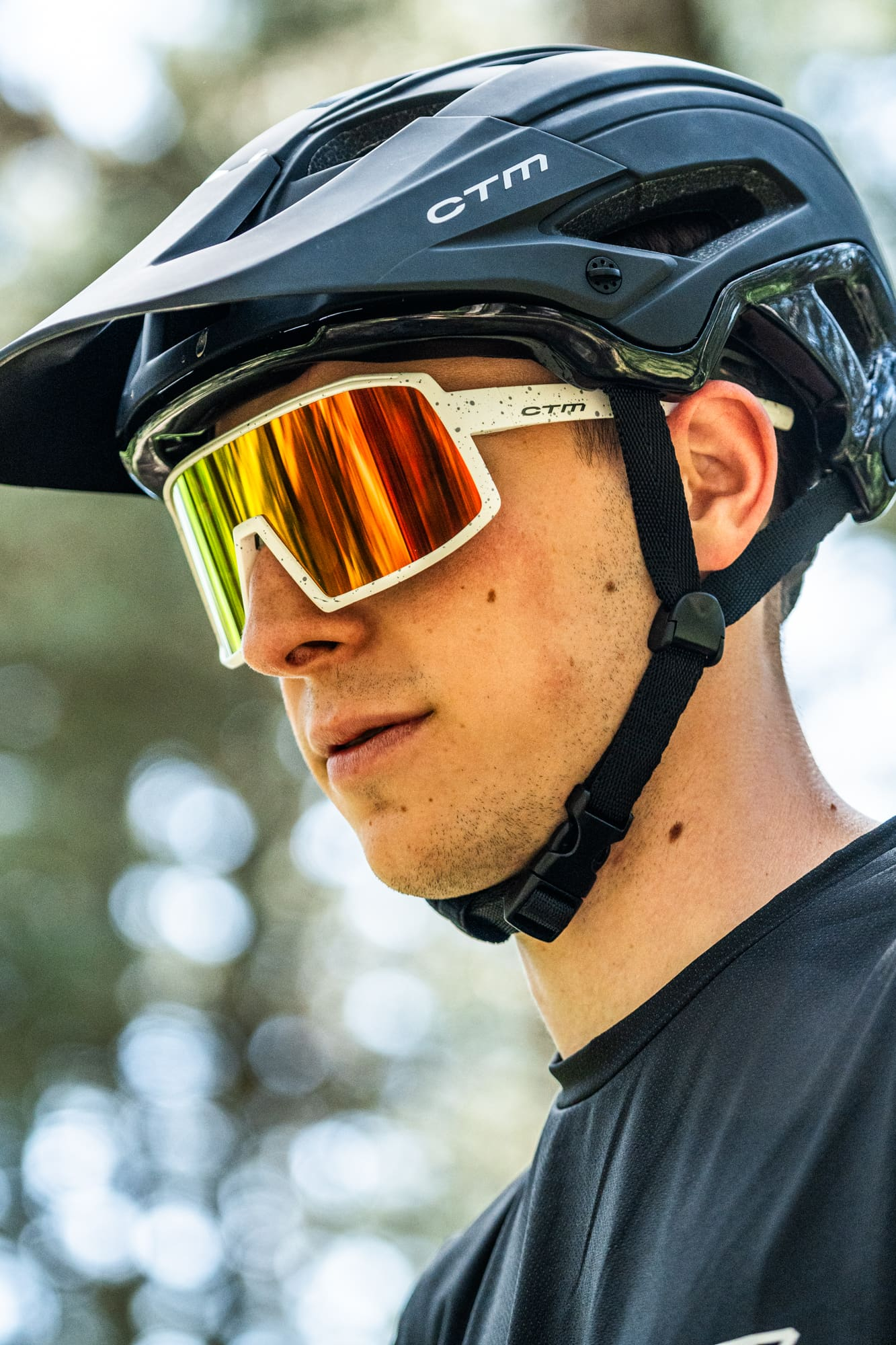 Sunglasses CTM Zenos, matte sprinkle white - 4