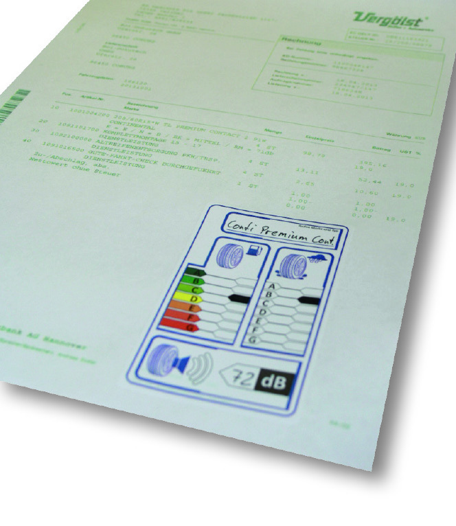 Däcksticker EU - 2