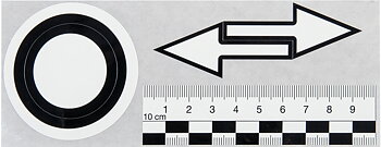 Skademarkeringsstickers