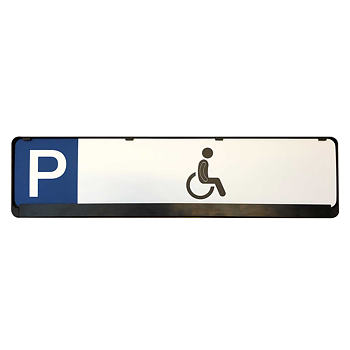 P-skylt Handikapp
