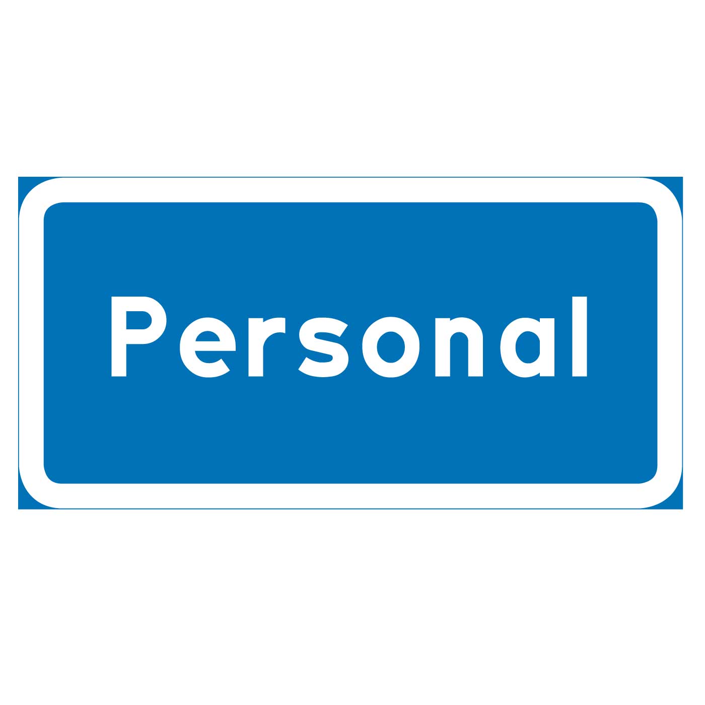 Parkeringsskylt Personal