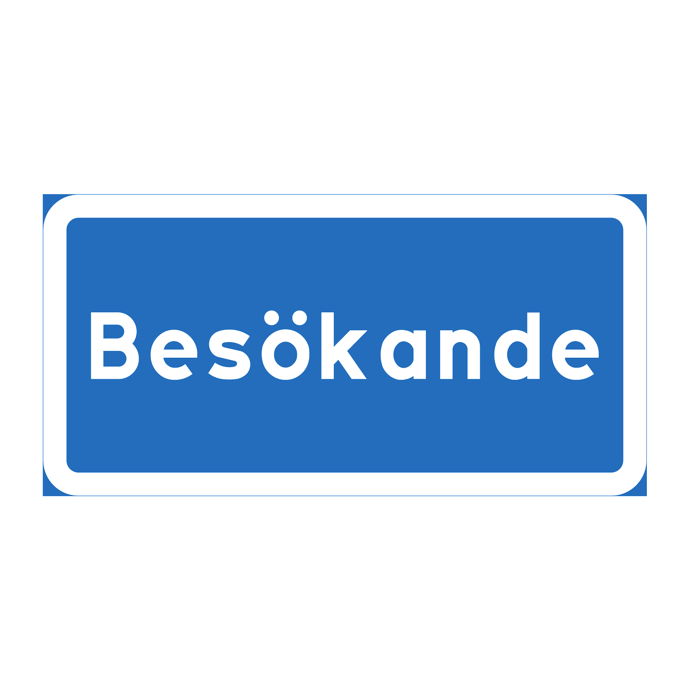 Parkeringsskylt Besökande