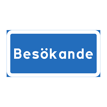 Parkeringsskylt Besökande