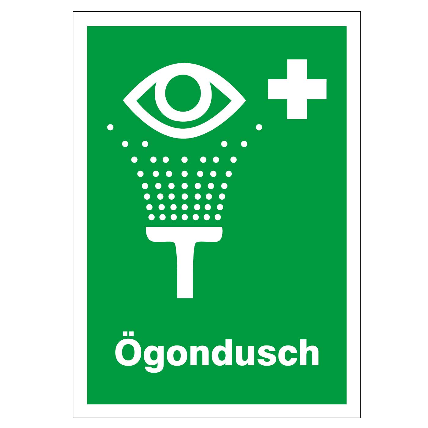 Skylt Ögondusch