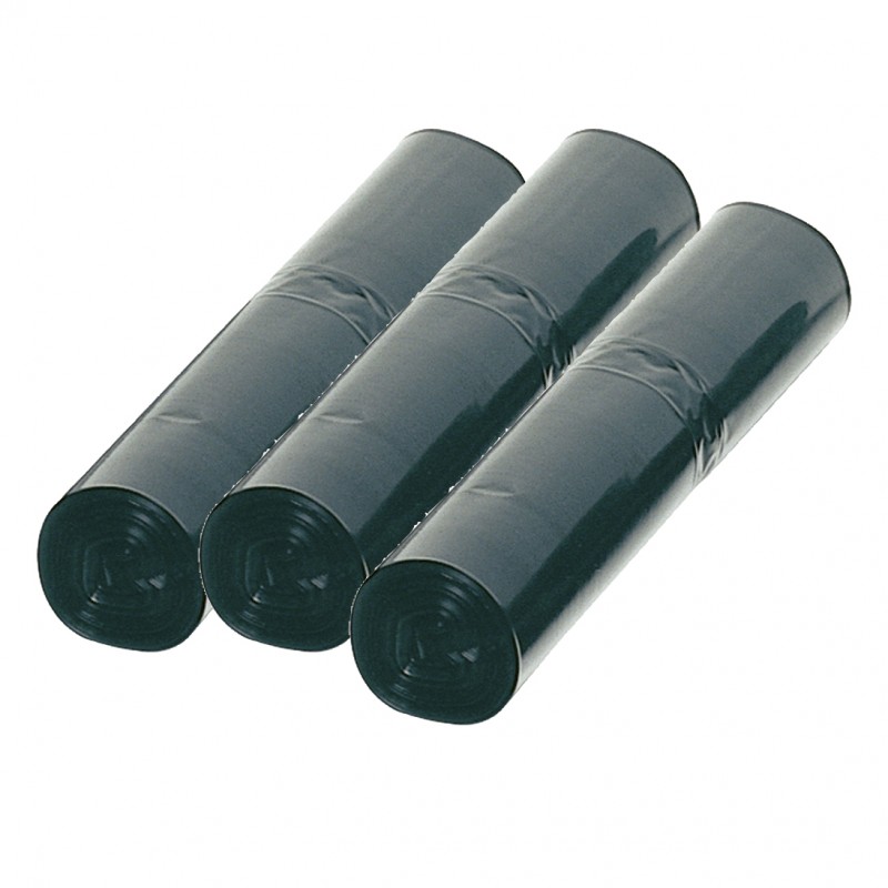 Sopsäckar svart 125 l, 150-pack