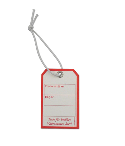 Nyckellappar Standard - 6