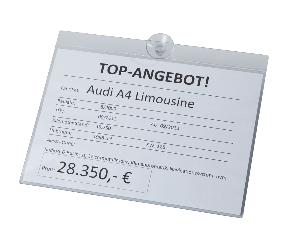 Försäljningsskylt kombi A4 - 4