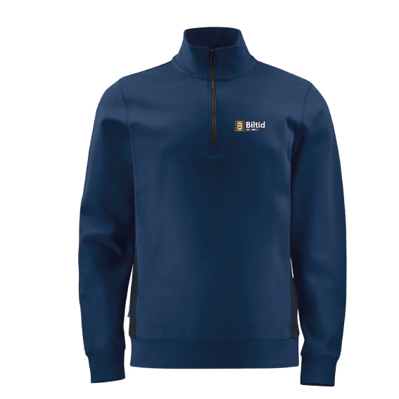Sweatshirt ½ zip, herr