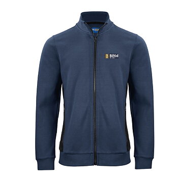 Sweatshirt hel zip, herr