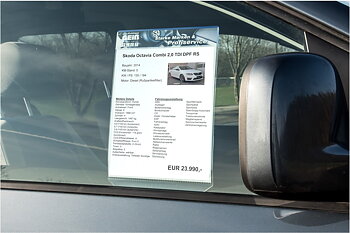 Försäljningsskylt  A4 med eget fullfärgstryck