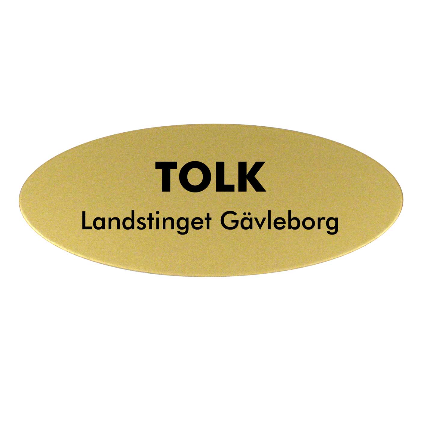 Namnskylt i metall - 5