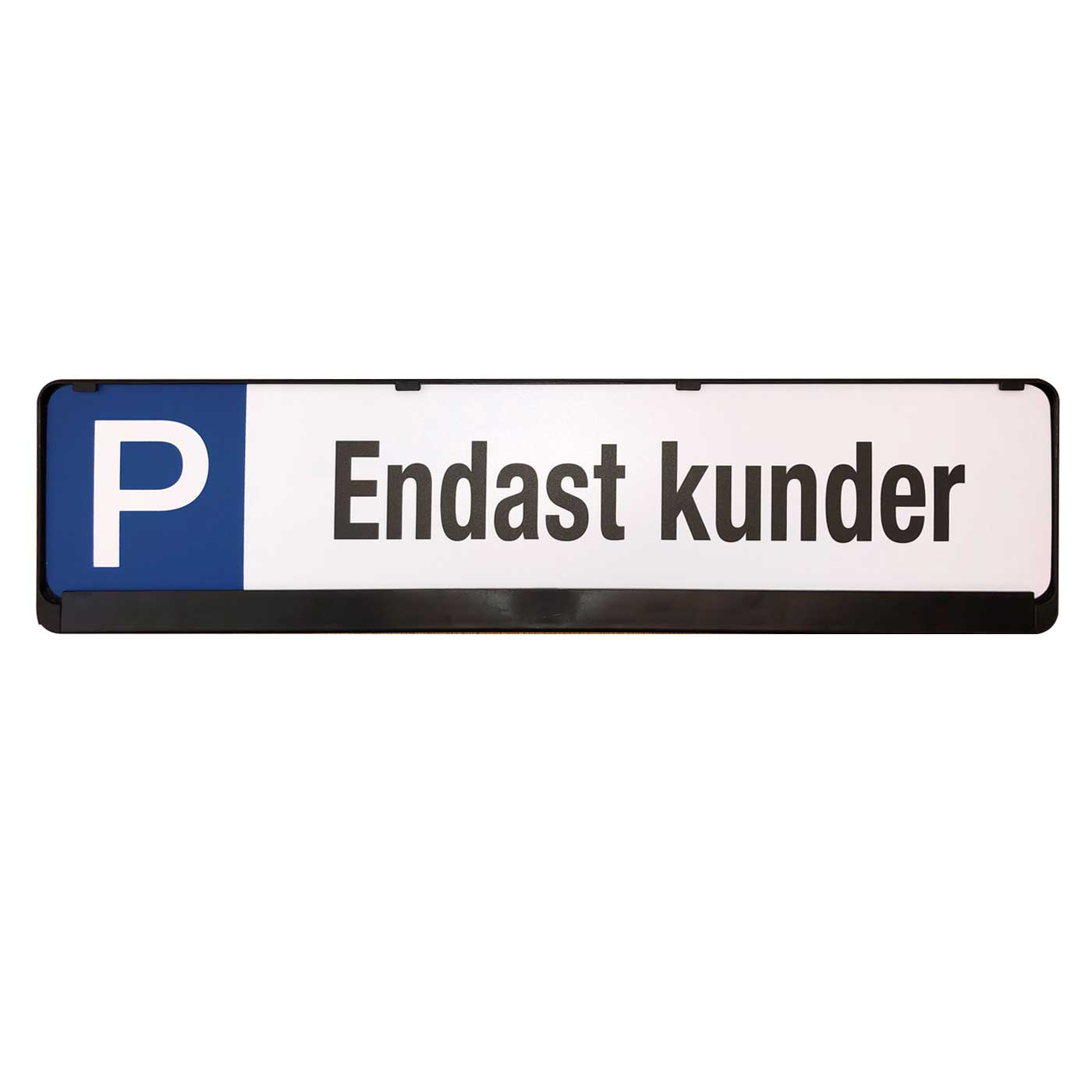 Parkeringsskyltar i plast