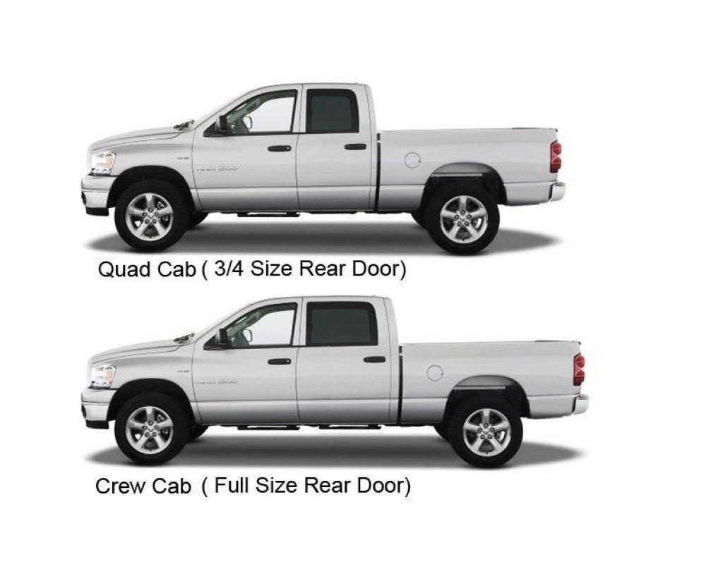 SIDESTEPS BLACK ANTI-SLIP - Dodge RAM 1500 2019-