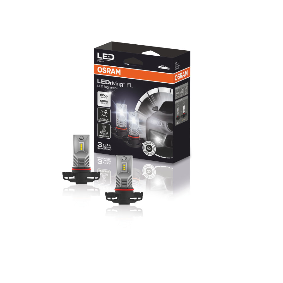 PSX24W OSRAM LEDriving dimljus - LED utbyteslampa dimljus  - 3