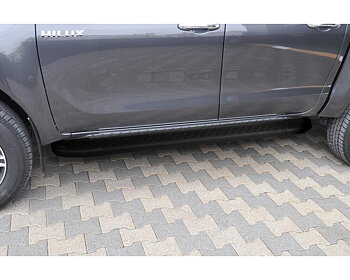 SIDESTEPS BLACK ANTI-SLIP - Toyota Hilux 2021-