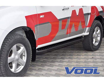 SIDESTEPS BLACK ANTI-SLIP - Isuzu D-MAX 2012-2016