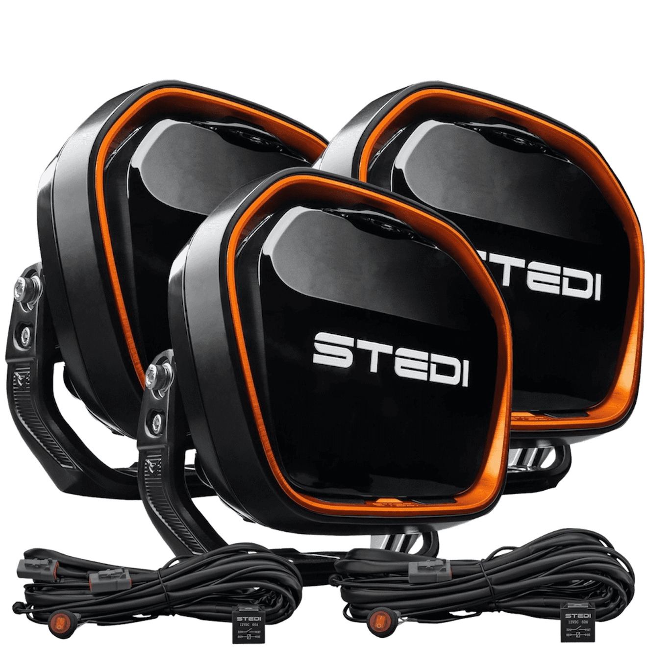 STEDI Type-X EVO LED Extraljus 3-pack - 2