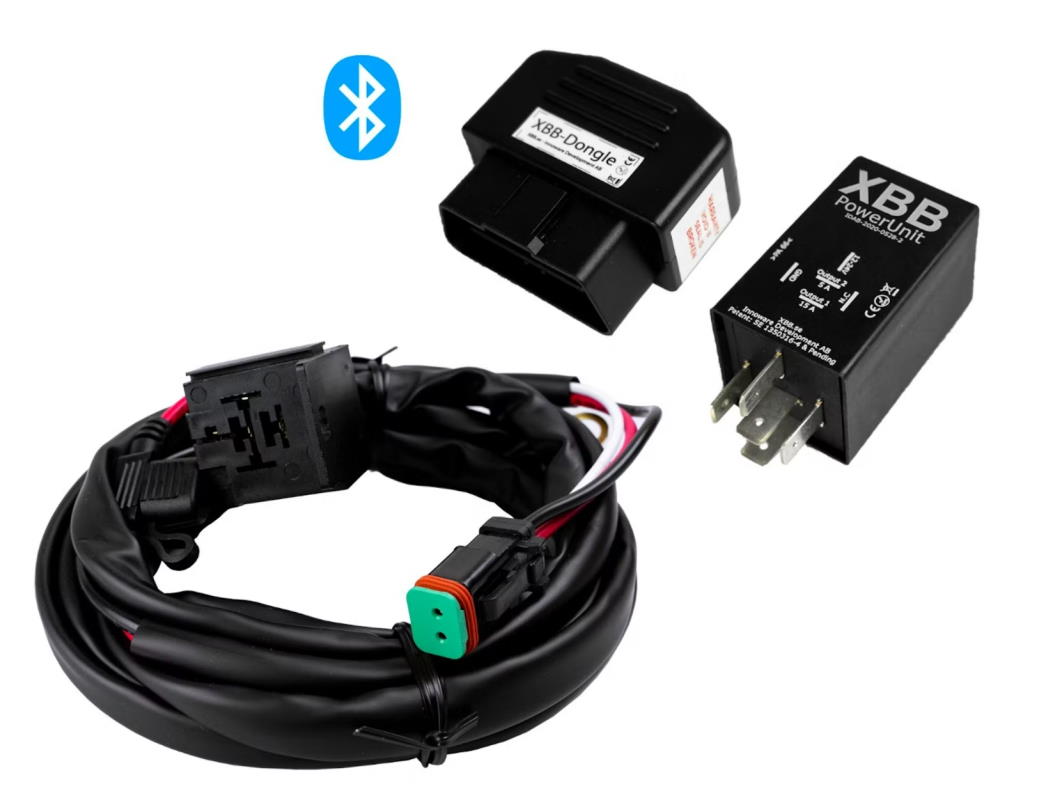 Modellanpassat LED-rampspaket med 2x10" LED-ramper - Mercedes Benz Citan 2022- med radar - 3