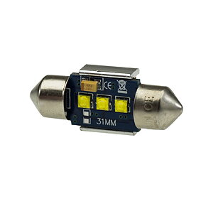 Spollampor Canbus 31 mm 3xCREE XB-D 12V