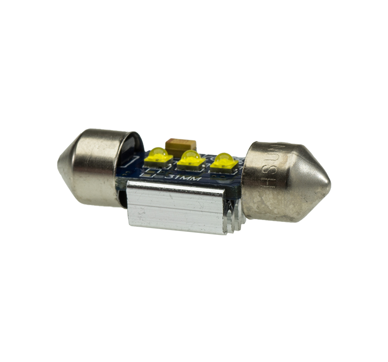 Spollampor Canbus 31 mm 3xCREE XB-D 12V - 2
