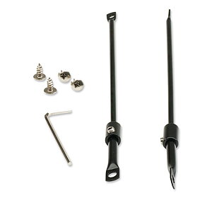 Stag för extraljus runda 2-pack  