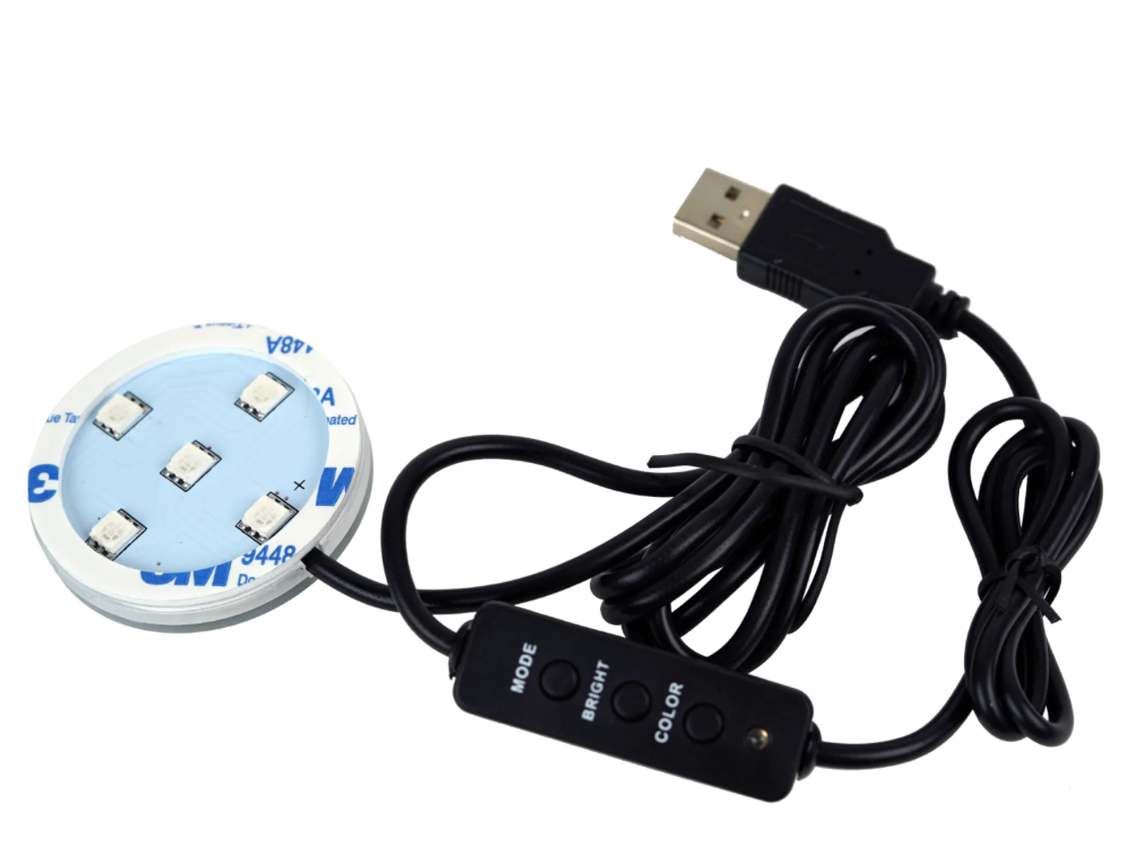  LED-Ljusplatta för Poppy Luftfräschare (RGB) - USB installation - 2