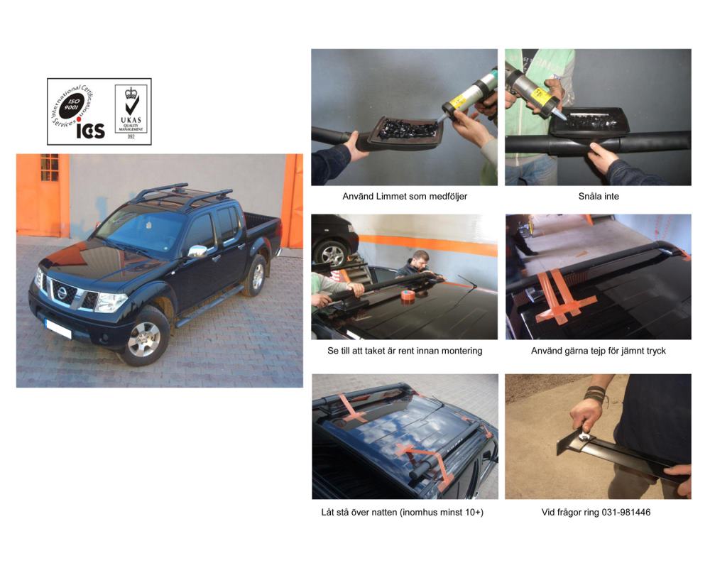 TAKRAILS BLACK m. tvärbalkar - Toyota Hilux 2016-2021 - 3