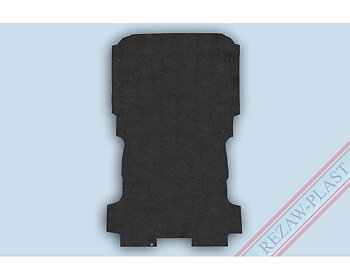 Lastrumsmatta Svart, Citroen Jumpy, Fiat Scudo, Peugeot Expert 2007-2016, Toyota Proace 2013-2015 (Lång)