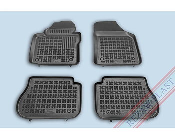 Gummimatta Svart (4 delar), VW Caddy 2004-2010, Caddy Maxi Life 2008-2015