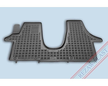 Gummimatta Svart (1 del), VW Transporter T5 2003-