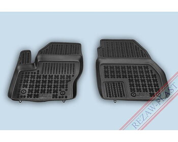 Gummimatta Svart (2 delar), Ford Transit Connect 2014-2018