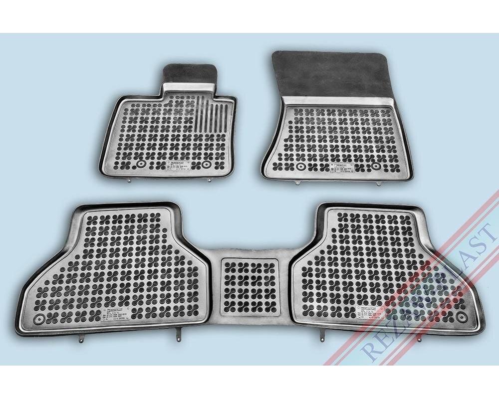 Gummimatta Svart (3 delar), BMW X5 2007-2013, X6 2009-2015