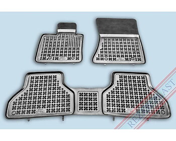 Gummimatta Svart (3 delar), BMW X5 2007-2013, X6 2009-2015