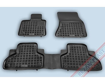 Gummimatta Svart (3 delar), BMW X5 2014-, X6 2016-