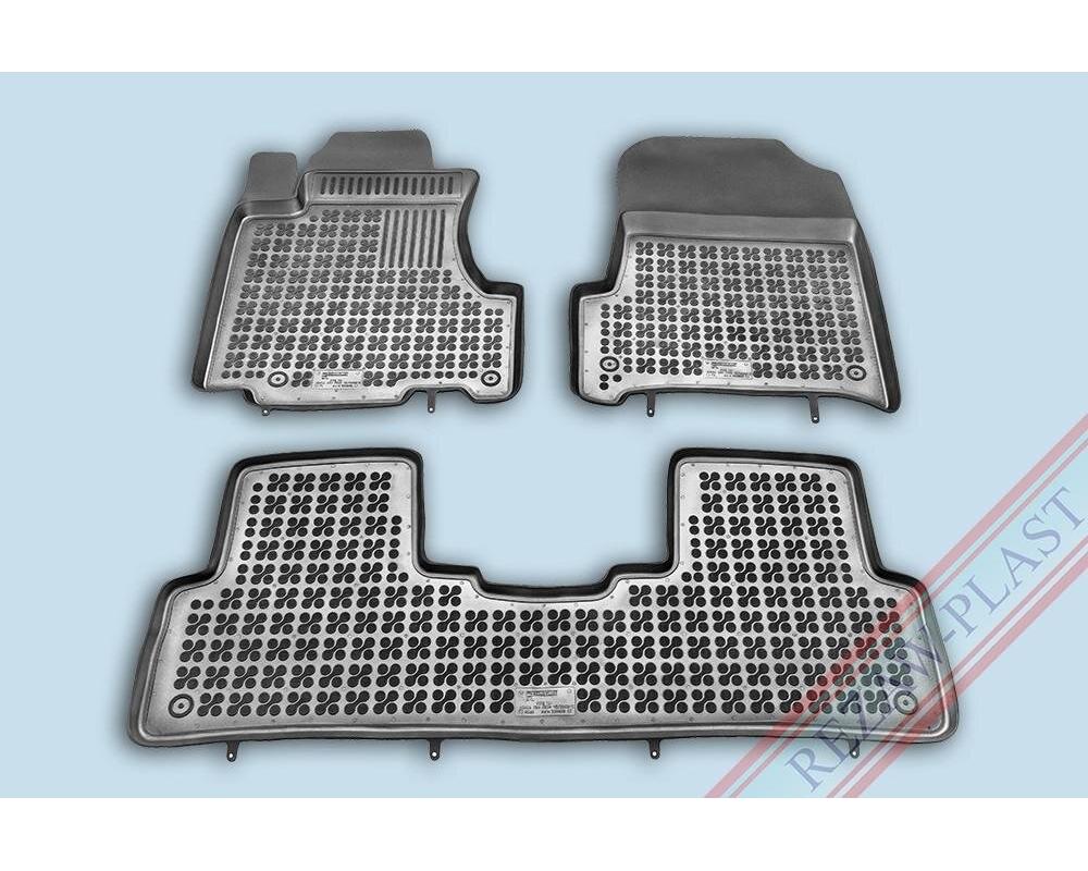 Gummimatta Svart (3 delar), Honda CRV 2007-2012